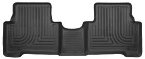 Husky Liners - Husky Liners 13-15 Hyundai Sante Fe GLS/Limited WeatherBeater 2nd Seat Black Floor Liners - 14861 - Image 3