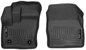 Husky Liners - Husky Liners 2014-2015 Ford Transit Connect WeatherBeater Front Black Floor Liners - 18321 - Image 2