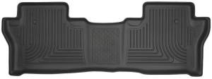 Husky Liners - Husky Liners 2016 Honda Pilot WeatherBeater 2nd Row Black Floor Liners - 19411 - Image 1