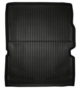 Husky Liners 11-22 Dodge Durango WeatherBeater (Over Folded 3rd Row) Black Rear Cargo Liner - 20421