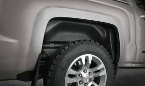 Husky Liners - Husky Liners 99-06 Chevrolet Silverado 1500 / 99-04 Silverado 2500 Rear Wheel Well Guards - Black - 79041 - Image 2