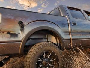 Husky Liners - Husky Liners 21-23 Ford F-150 Raptor Black Rear Wheel Well Guards - 79171 - Image 4