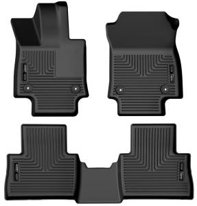 Husky Liners 22-23 Lexus NX250/NX350 Weatherbeater Black Front & 2nd Seat Floor Liners - 95901