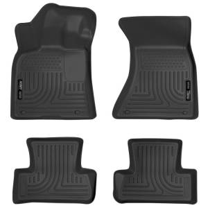 Husky Liners - Husky Liners 09-14 Audi Q5 Weatherbeater Black Front & 2nd Seat Floor Liners - 96411 - Image 2