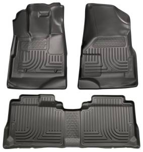 Husky Liners 10-12 Chevy Equinox/GMC Terrain WeatherBeater Combo Black Floor Liners - 98131