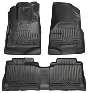 Husky Liners - Husky Liners 10-12 Cadillac SRX WeatherBeater Combo Black Floor Liners (One Piece for 2nd Seat) - 98141 - Image 2