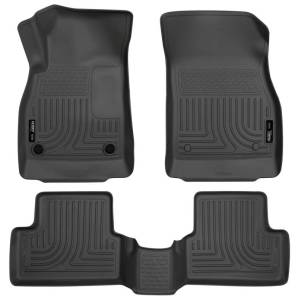 Husky Liners - Husky Liners 11-12 Chevrolet Cruze WeatherBeater Combo Black Floor Liners - 98161 - Image 2