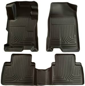 Husky Liners - Husky Liners 06-09 Ford Fusion/07-09 Lincoln MKZ (FWD) WeatherBeater Combo Black Floor Liners - 98301 - Image 2