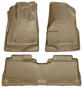 Husky Liners - Husky Liners 09-12 Ford Escape/Mazda Tribute (Base/Hybrid) WeatherBeater Combo Tan Floor Liners - 98353 - Image 2