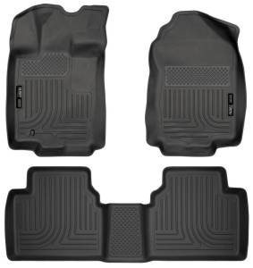 Husky Liners - Husky Liners 10-12 Ford Fusion/Lincoln MKZ (FWD) WeatherBeater Combo Black Floor Liners - 98361 - Image 2