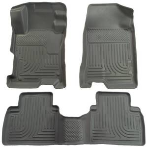 Husky Liners - Husky Liners 06-11 Honda Civic (4DR) WeatherBeater Combo Gray Floor Liners - 98412 - Image 2