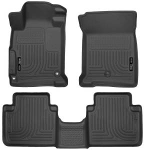 Husky Liners - Husky Liners 2013 Honda Accord WeatherBeater Black Front & 2nd Seat Floor Liners (4-Door Sedan Only) - 98481 - Image 2