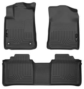 Husky Liners - Husky Liners 13-14 Toyota Avalon Electric/Gas Weatherbeater Black Front & 2nd Seat Floor Liners - 98501 - Image 2