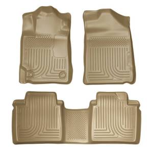 Husky Liners 07-11 Toyota Camry (All) WeatherBeater Combo Tan Floor Liners (One Piece for 2nd Row) - 98513