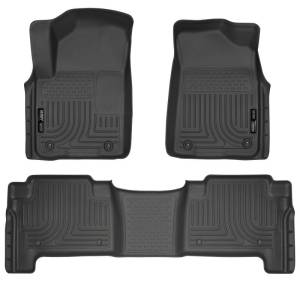 Husky Liners - Husky Liners 2011 Infiniti QX56 WeatherBeater Combo Black Floor Liners - 98611 - Image 2