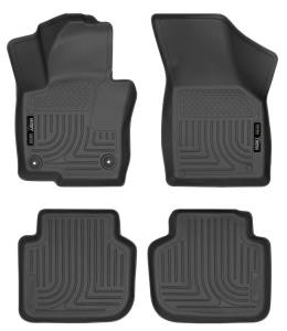 Husky Liners - Husky Liners 2012 Volkswagen Passat WeatherBeater Combo Black Floor Liners - 98681 - Image 2