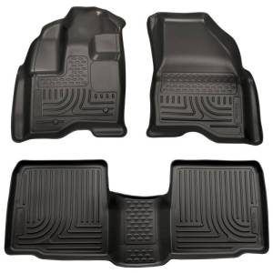 Husky Liners - Husky Liners 09-13 Lincoln MKS WeatherBeater Combo Black Floor Liners - 98731 - Image 2