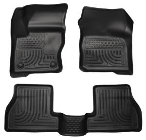 Husky Liners 2012 Ford Focus (4DR/5DR) WeatherBeater Combo Black Floor Liners - 98771