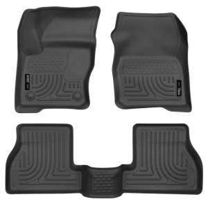 Husky Liners - Husky Liners 2012 Ford Focus (4DR/5DR) WeatherBeater Combo Black Floor Liners - 98771 - Image 2