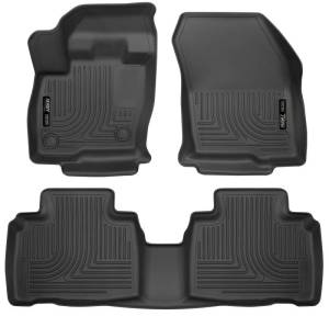 Husky Liners - Husky Liners 2015 Ford Edge WeatherBeater Front & 2nd Row Combo Black Floor Liners - 98781 - Image 2