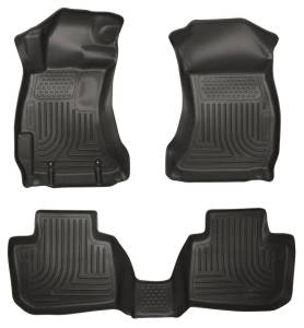 Husky Liners 10-12 Subaru Legacy/Outback WeatherBeater Combo Black Floor Liners - 98841