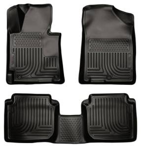 Husky Liners - Husky Liners 2011 Hyundai Elantra WeatherBeater Combo Black Floor Liners - 98891 - Image 2