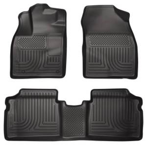 Husky Liners 12 Toyota Prius (PlugIn Models ONLY) WeatherBeater Front & 2nd Seat Black Floor Liners - 98931