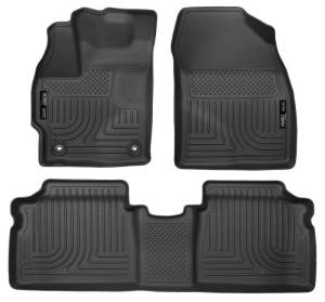 Husky Liners - Husky Liners 12 Toyota Prius (PlugIn Models ONLY) WeatherBeater Front & 2nd Seat Black Floor Liners - 98931 - Image 2