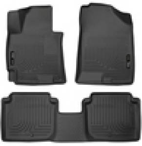 Husky Liners 2014-2016 Hyundai Elantra WeatherBeater Combo Black Floor Liners - 98941