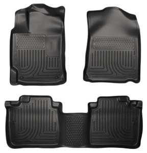 Husky Liners - Husky Liners 13 Lexus ES300h / ES350 Weatherbeater Black Front & 2nd Seat Floor Liners - 98961 - Image 2