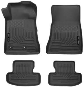 Husky Liners - Husky Liners 15-22 Ford Mustang WeatherBeater Black Front & Second Seat Floor Liner - 99371 - Image 2