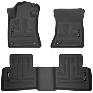 Husky Liners 19-23 Nissan Altima WeatherBeater Black Front & Second Seat Floor Liner - 99381