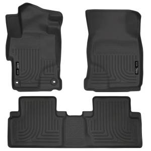 Husky Liners - Husky Liners 2014 Honda Civic Sedan WeatherBeater Black Front & 2nd Seat Floor Liners - 99441 - Image 2