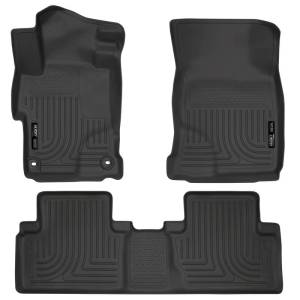 Husky Liners - Husky Liners 2014 Honda Civic Sedan WeatherBeater Black Front & 2nd Seat Floor Liners - 99441 - Image 3