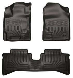 Husky Liners - Husky Liners 2012 Toyota Prius c WeatherBeater Combo Black Floor Liners - 99501 - Image 2