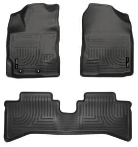 Husky Liners - Husky Liners 2012 Toyota Prius c WeatherBeater Combo Black Floor Liners - 99501 - Image 3