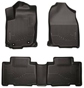 Husky Liners 14 Toyota Corolla Weatherbeater Black Front & 2nd Seat Floor Liners - 99521