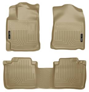 Husky Liners - Husky Liners 10-13 Lexus RX350/RX450h WeatherBeater Tan Front & 2nd Seat Floor Liners - 99553 - Image 2