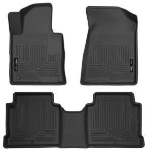 Husky Liners - Husky Liners 2015 Hyundai Sonata Weatherbeater Black Front & 2nd Seat Floor Liners - 99631 - Image 2