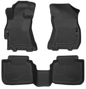 Husky Liners - Husky Liners 2015 Subaru Legacy/Outback Weatherbeater Black Front & 2nd Seat Floor Liners - 99671 - Image 2