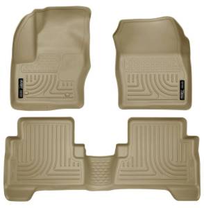 Husky Liners - Husky Liners 2013 Ford Escape WeatherBeater Combo Tan Floor Liners - 99743 - Image 2