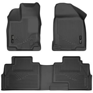 Husky Liners - Husky Liners 07-13 Ford Edge / 07-13 Lincoln MKX Weatherbeater Black Front & 2nd Seat Floor Liners - 99761 - Image 2