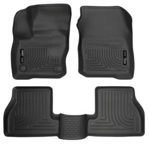 Husky Liners - Husky Liners Weatherbeater 2016 Ford Focus RS Front & 2nd Seat Floor Liners - Black - 99781 - Image 2