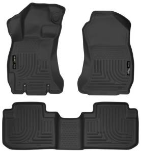 Husky Liners - Husky Liners 14 Subaru Forester Weatherbeater Black Front & 2nd Seat Floor Liners - 99881 - Image 2