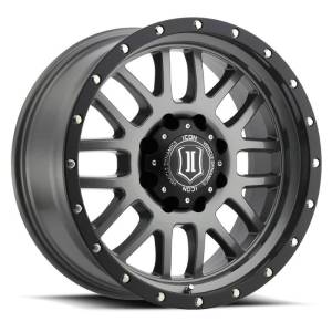 ICON Alpha 20x9 5x150 16mm Offset 5.625in BS Gunmetal Wheel - 1220905556GM