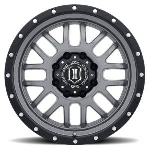 ICON - ICON Alpha 20x9 5x150 16mm Offset 5.625in BS Gunmetal Wheel - 1220905556GM - Image 2