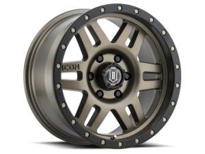 ICON Six Speed 17x8.5 5x150 25mm Offset 5.75in BS 116.5mm Bore Bronze Wheel - 1417855557BR