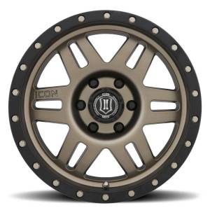 ICON - ICON Six Speed 17x8.5 6x5.5 25mm Offset 5.75in BS 108.1mm Bore Bronze Wheel - 1417858357BR - Image 2