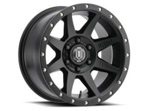 ICON Rebound 17x8.5 6x135 6mm Offset 5in BS 87.1mm Bore Satin Black Wheel - 1817856350SB