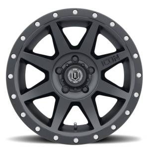 ICON - ICON Rebound 17x8.5 5x4.5 0mm Offset 4.75in BS 71.5mm Bore Satin Black Wheel - 1817856547SB - Image 2